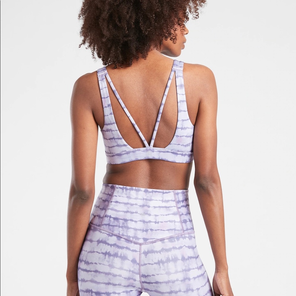 Athleta Exhale Printed Bra A-C NWT!!